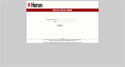 Desktop Screenshot of poczta.heron.pl