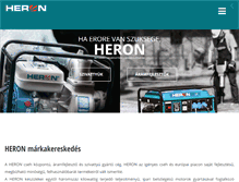 Tablet Screenshot of heron.hu