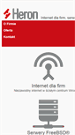 Mobile Screenshot of heron.com.pl