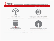 Tablet Screenshot of heron.com.pl